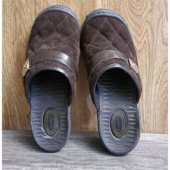Dr. Scholl's Devotion Quilted Clogs Womens Size 6.5 Brown - Picture 9 of 11
